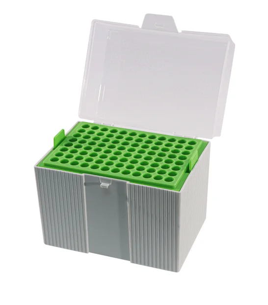Empty box of 1000μL pipet tip