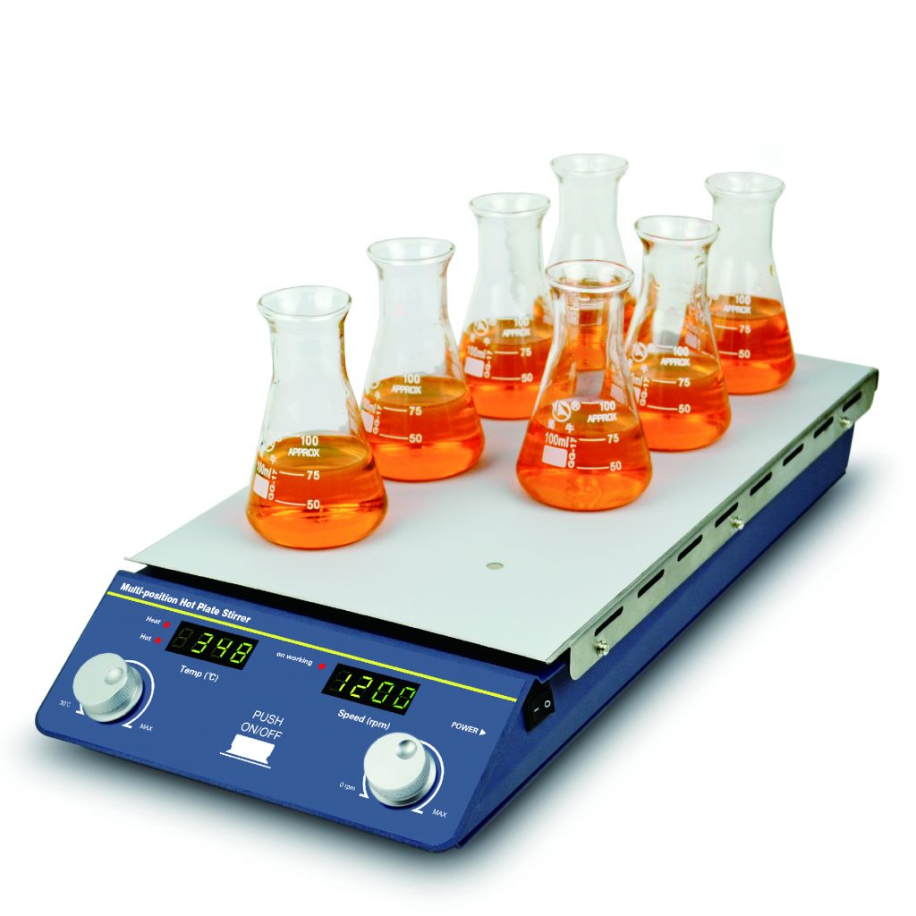 Miulab – agitator magnetic multiplu – sp-200t