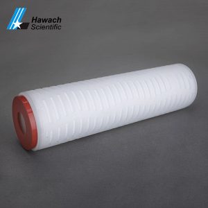 Cartuș filtrant plisat din micro fibră de sticlă