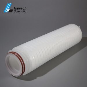 Cartuș filtrant plisat cu membrană pp