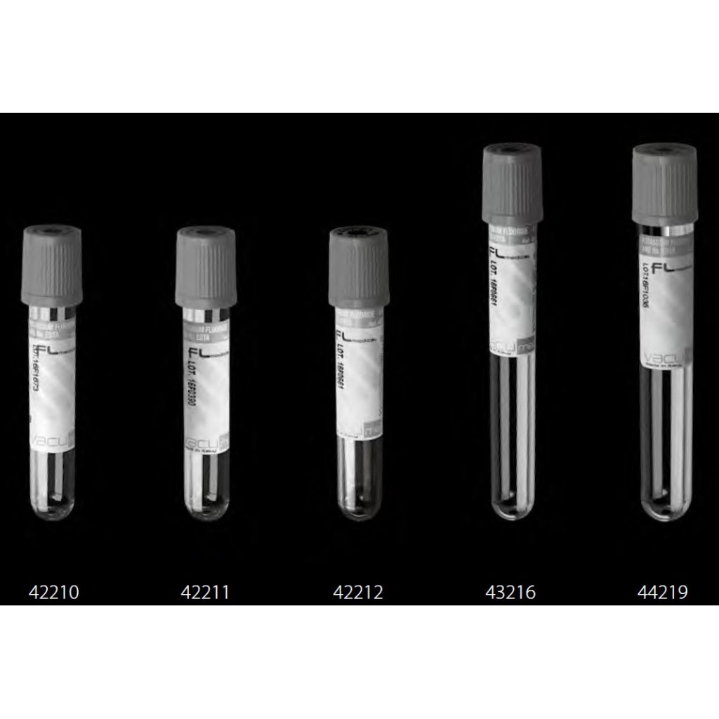 Vacutainer vacumed fluorură de potasiu + k3 edta