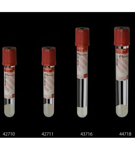 Vacutainer vacumed gel separator + activator cheag