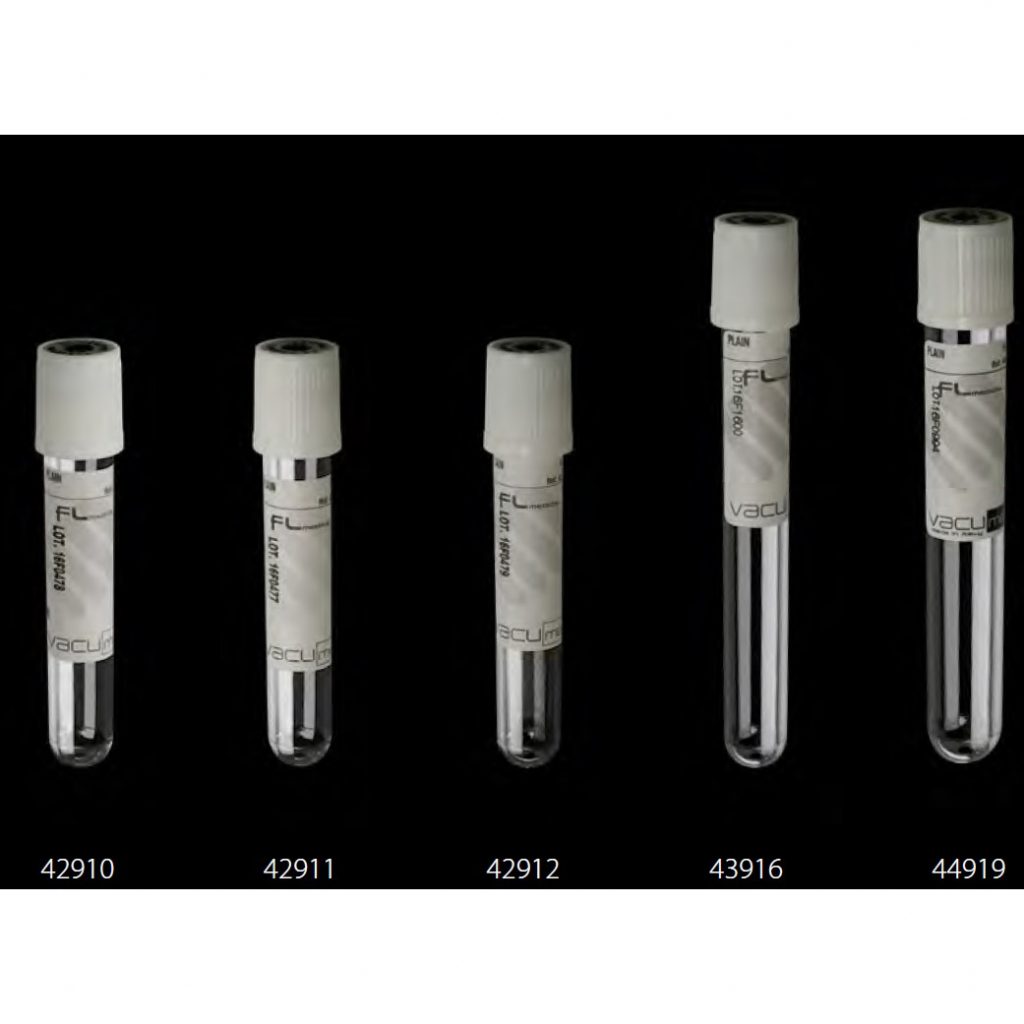 Vacutainer vacumed simplu (fără aditivi)