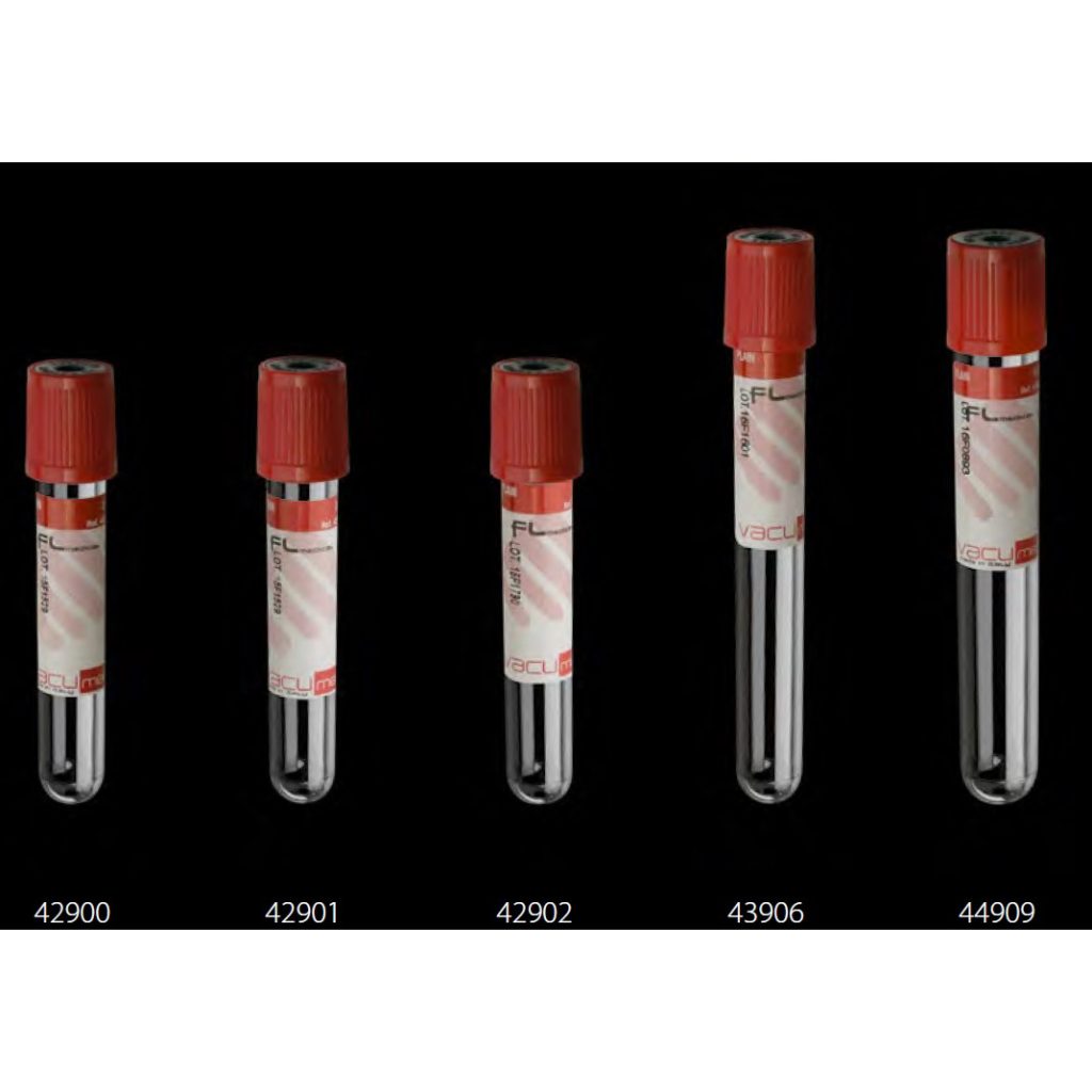 Vacutainer vacumed simplu (fără aditivi)